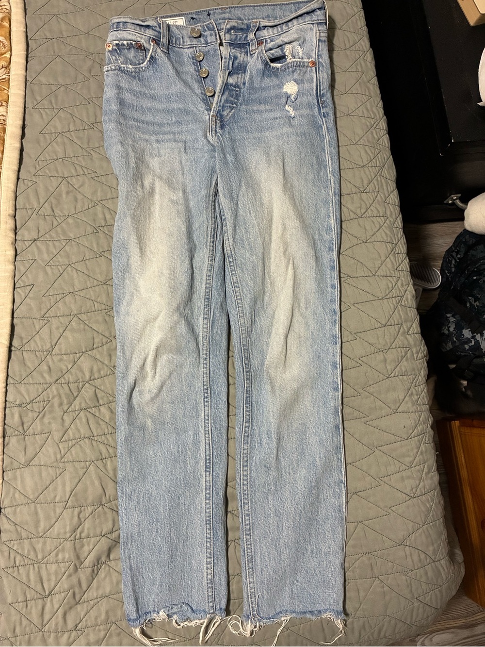 GAP Light Wash Women's Button-Fly Jeans